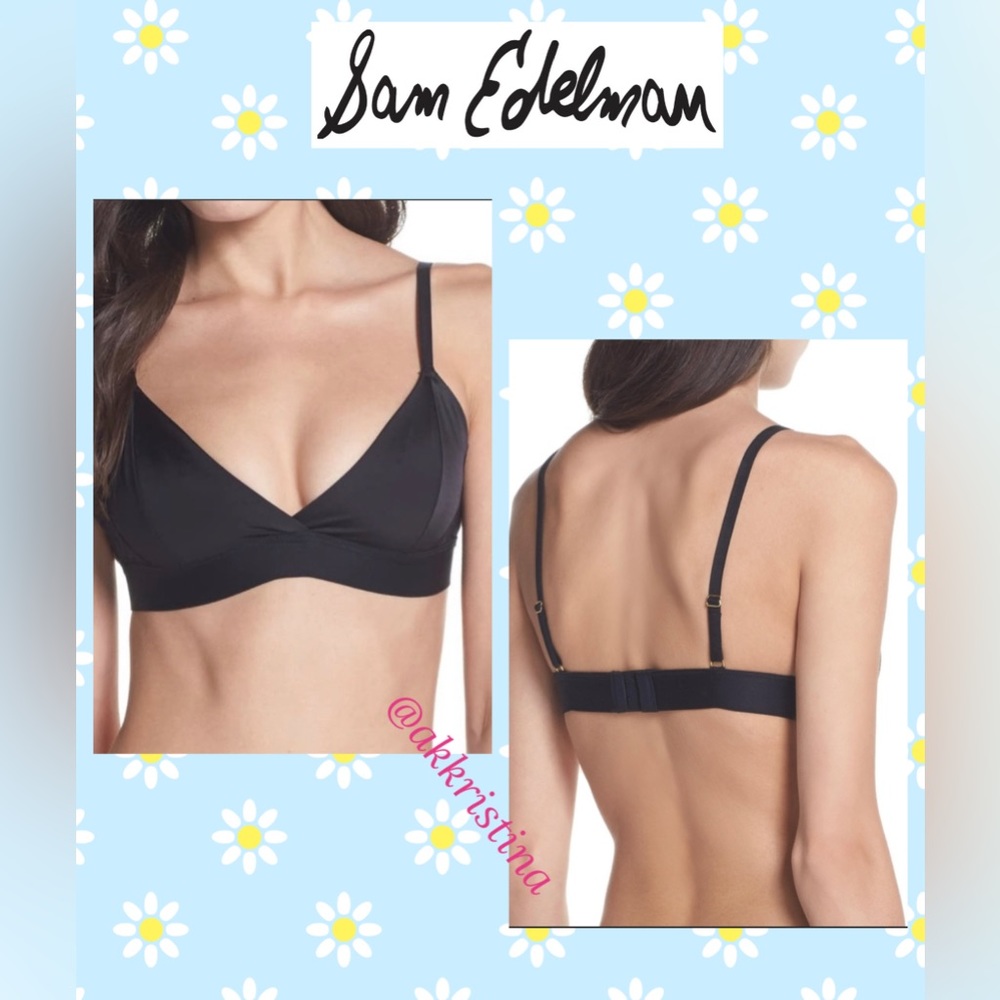 Sam Edelman Black Bralette Size Small